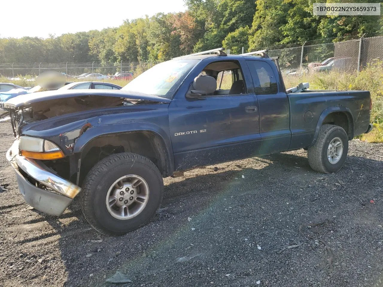 2000 Dodge Dakota VIN: 1B7GG22N2YS659373 Lot: 75728094