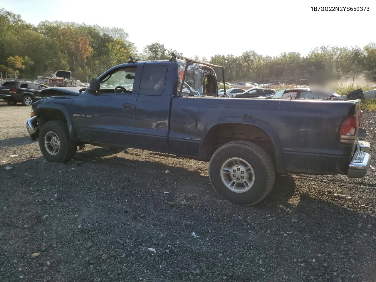 2000 Dodge Dakota VIN: 1B7GG22N2YS659373 Lot: 75728094