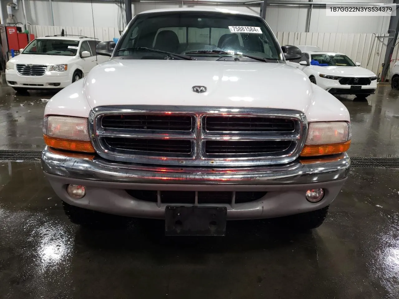 2000 Dodge Dakota VIN: 1B7GG22N3YS534379 Lot: 75881584