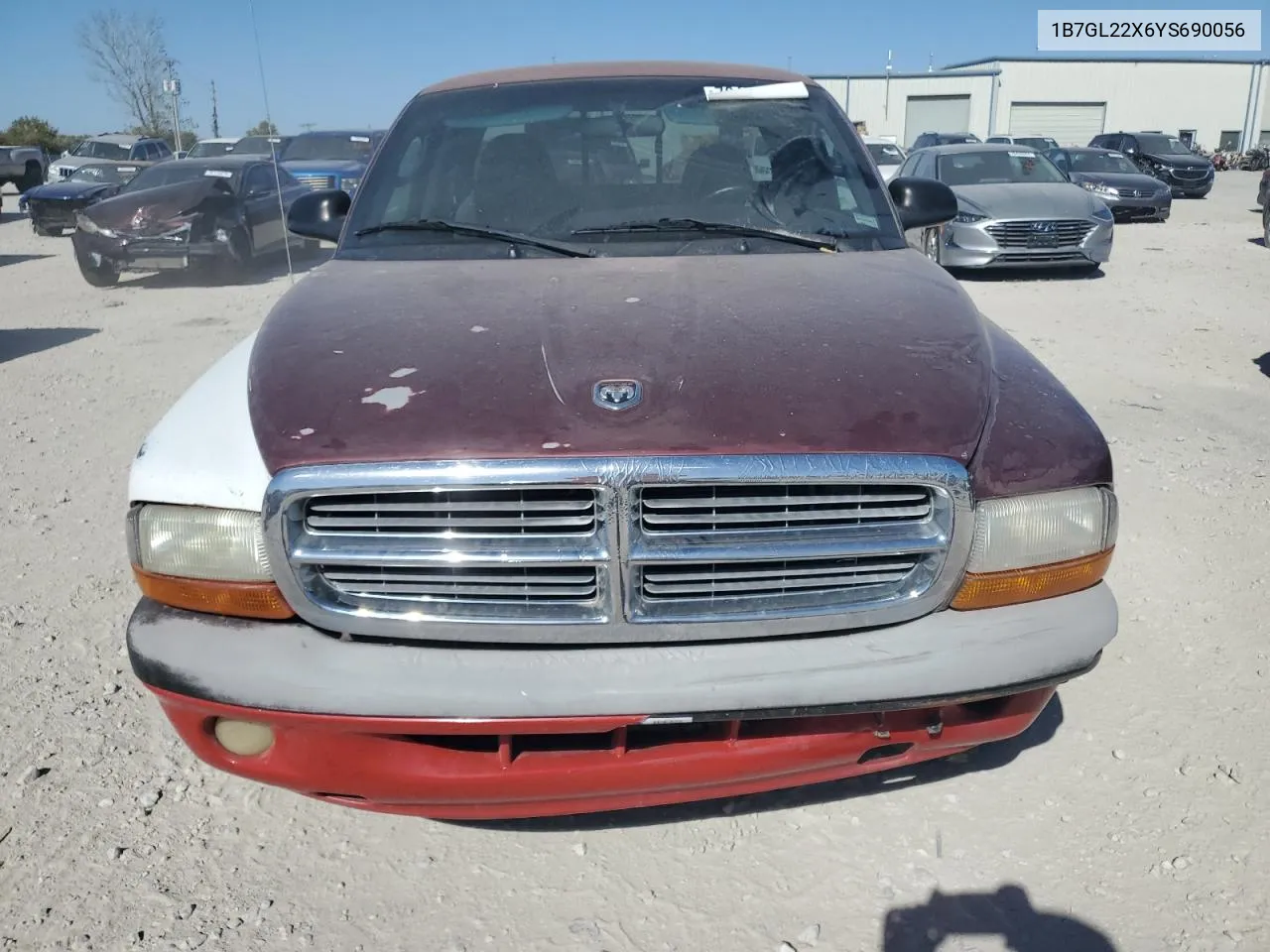 2000 Dodge Dakota VIN: 1B7GL22X6YS690056 Lot: 76450734