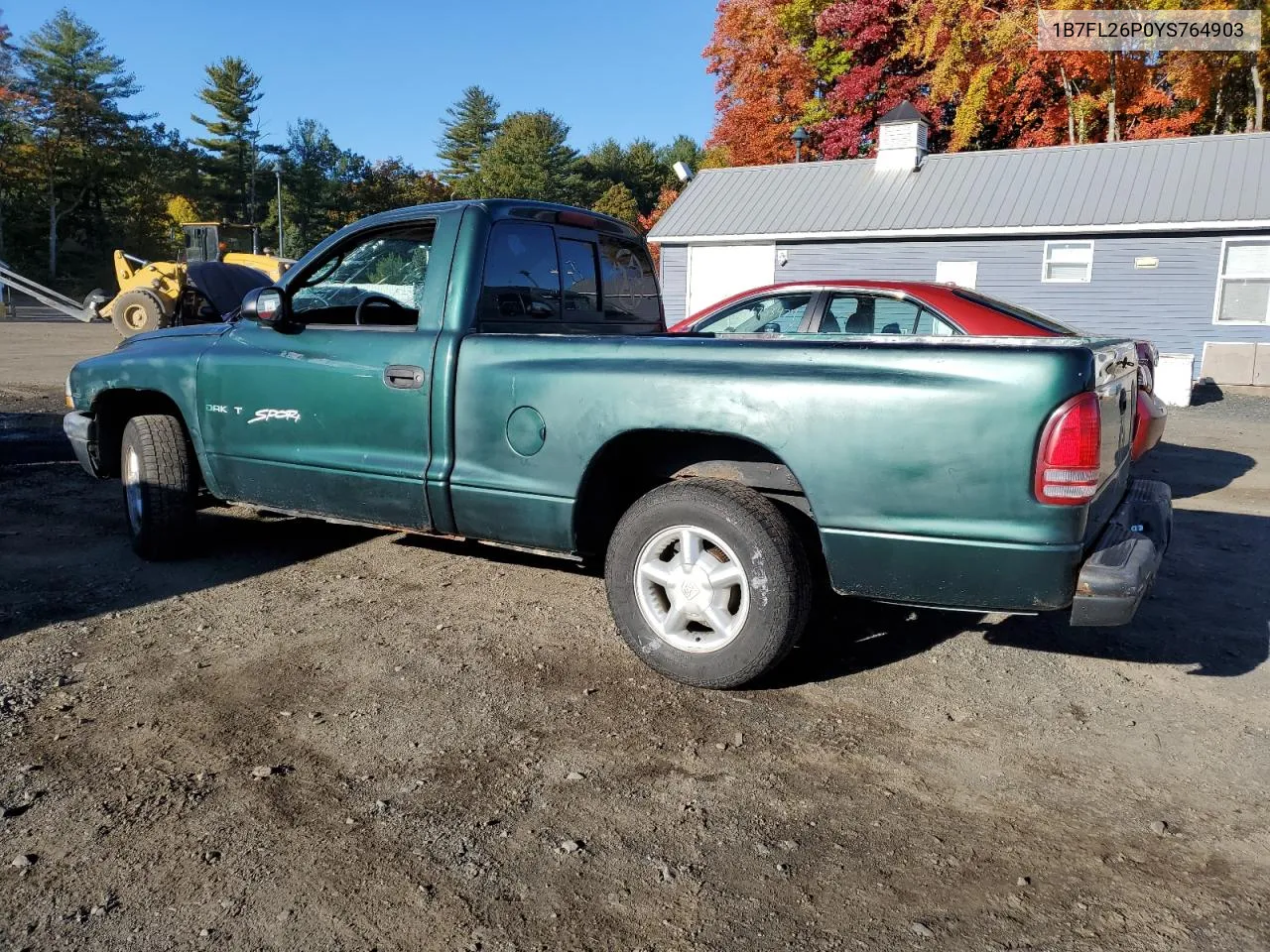 2000 Dodge Dakota VIN: 1B7FL26P0YS764903 Lot: 76695194