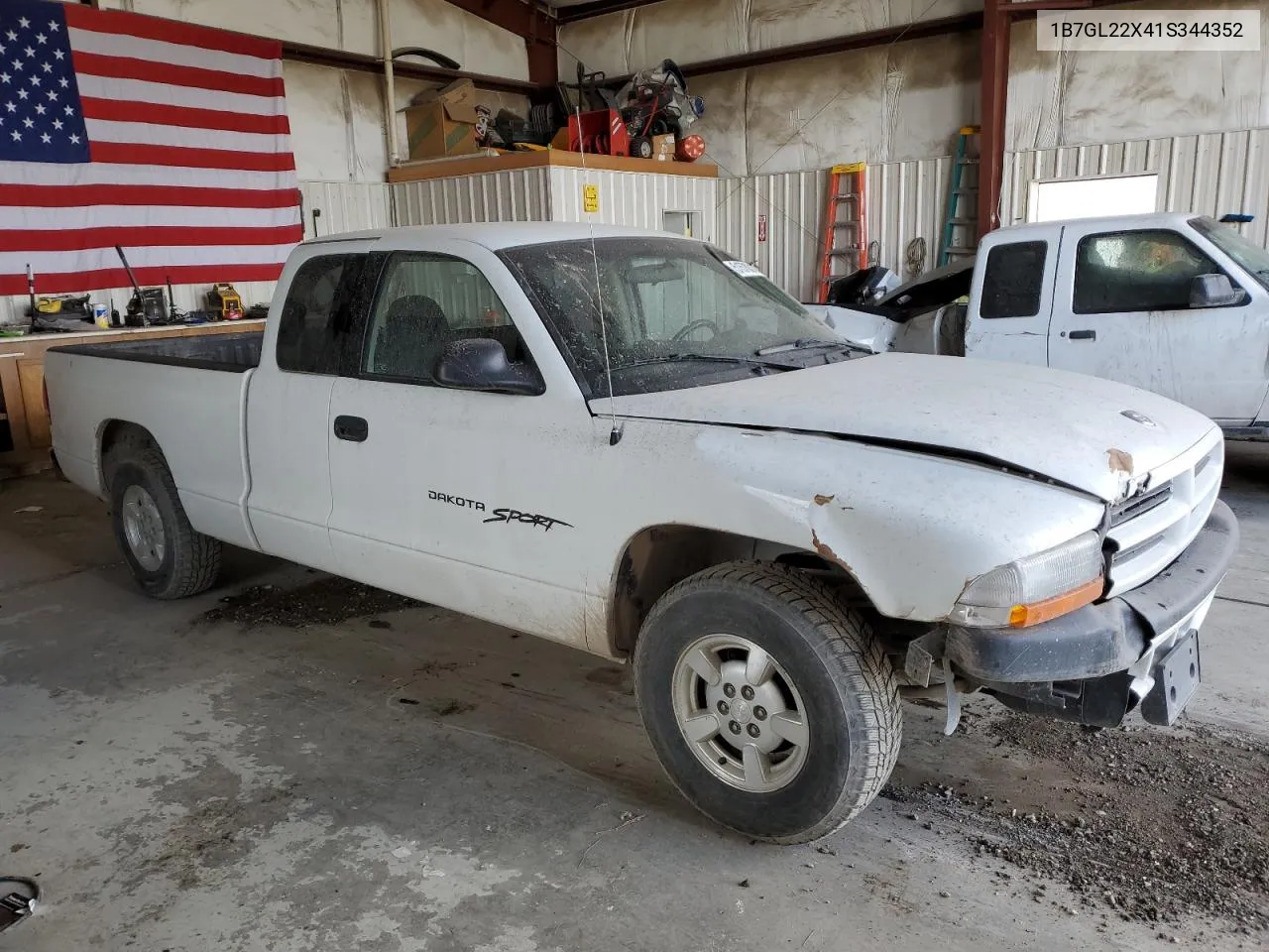 2001 Dodge Dakota VIN: 1B7GL22X41S344352 Lot: 51578314