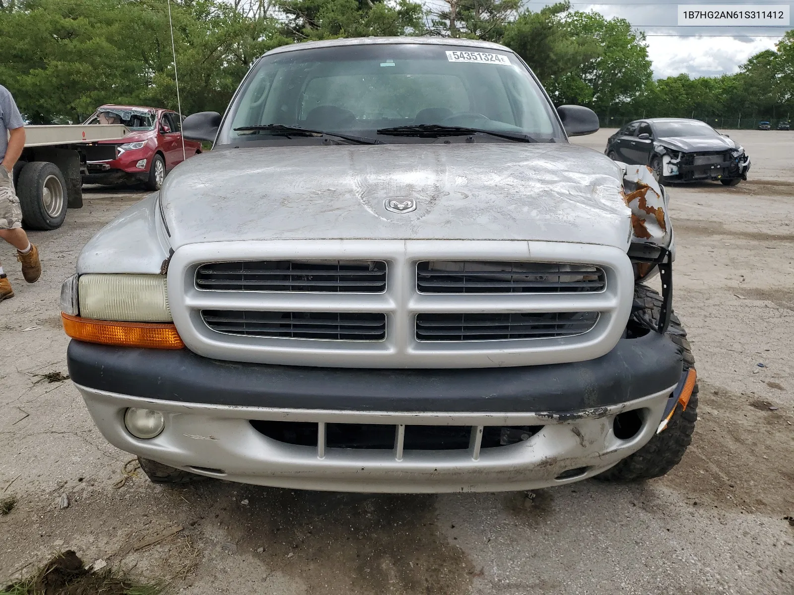 1B7HG2AN61S311412 2001 Dodge Dakota Quad