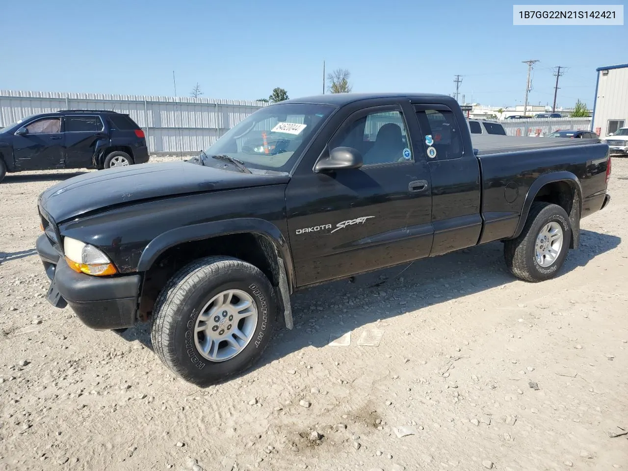 2001 Dodge Dakota VIN: 1B7GG22N21S142421 Lot: 64620044