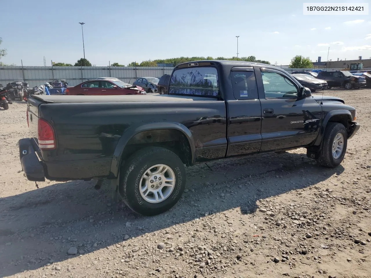 2001 Dodge Dakota VIN: 1B7GG22N21S142421 Lot: 64620044