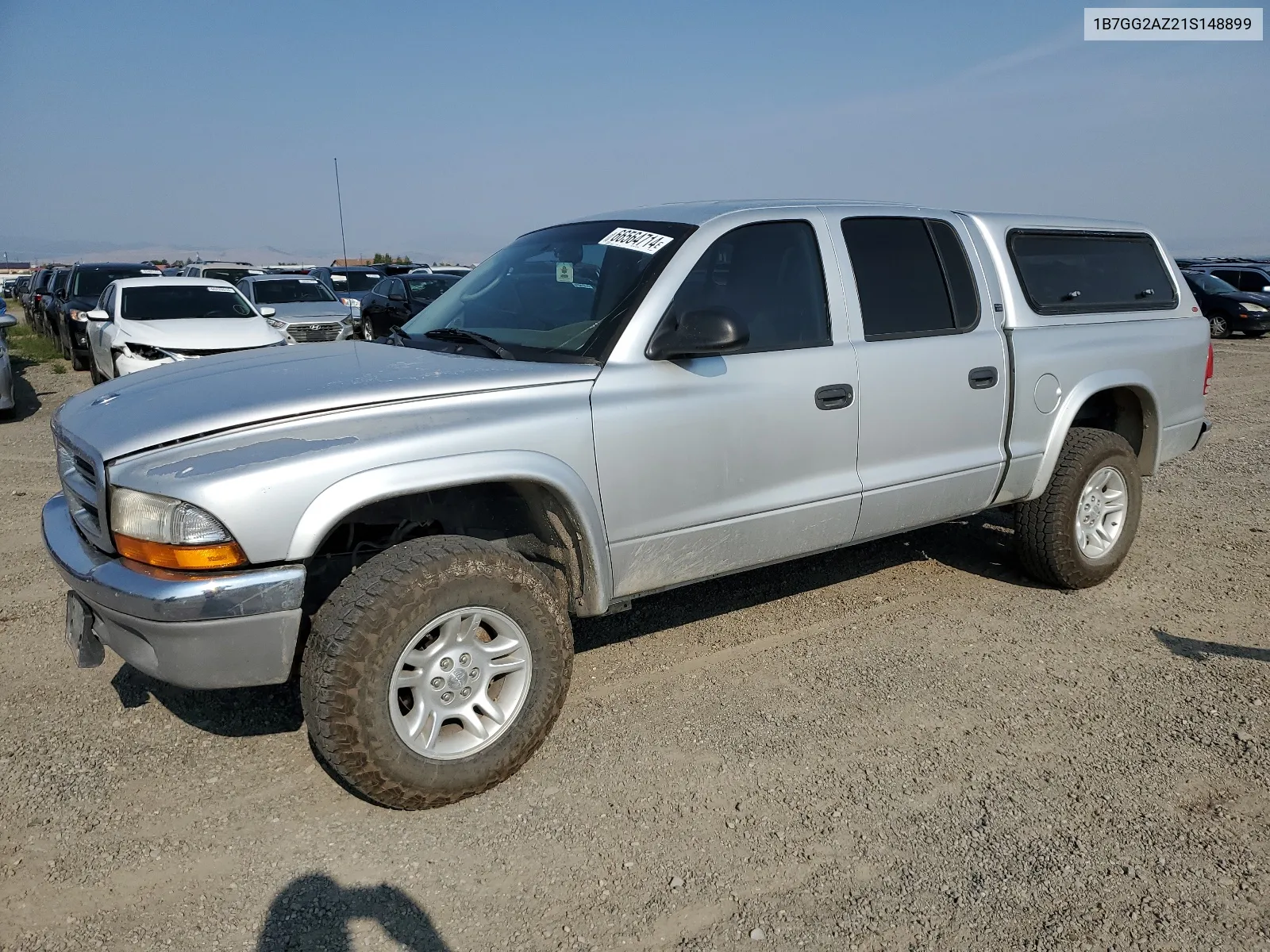 2001 Dodge Dakota Quad VIN: 1B7GG2AZ21S148899 Lot: 66564714