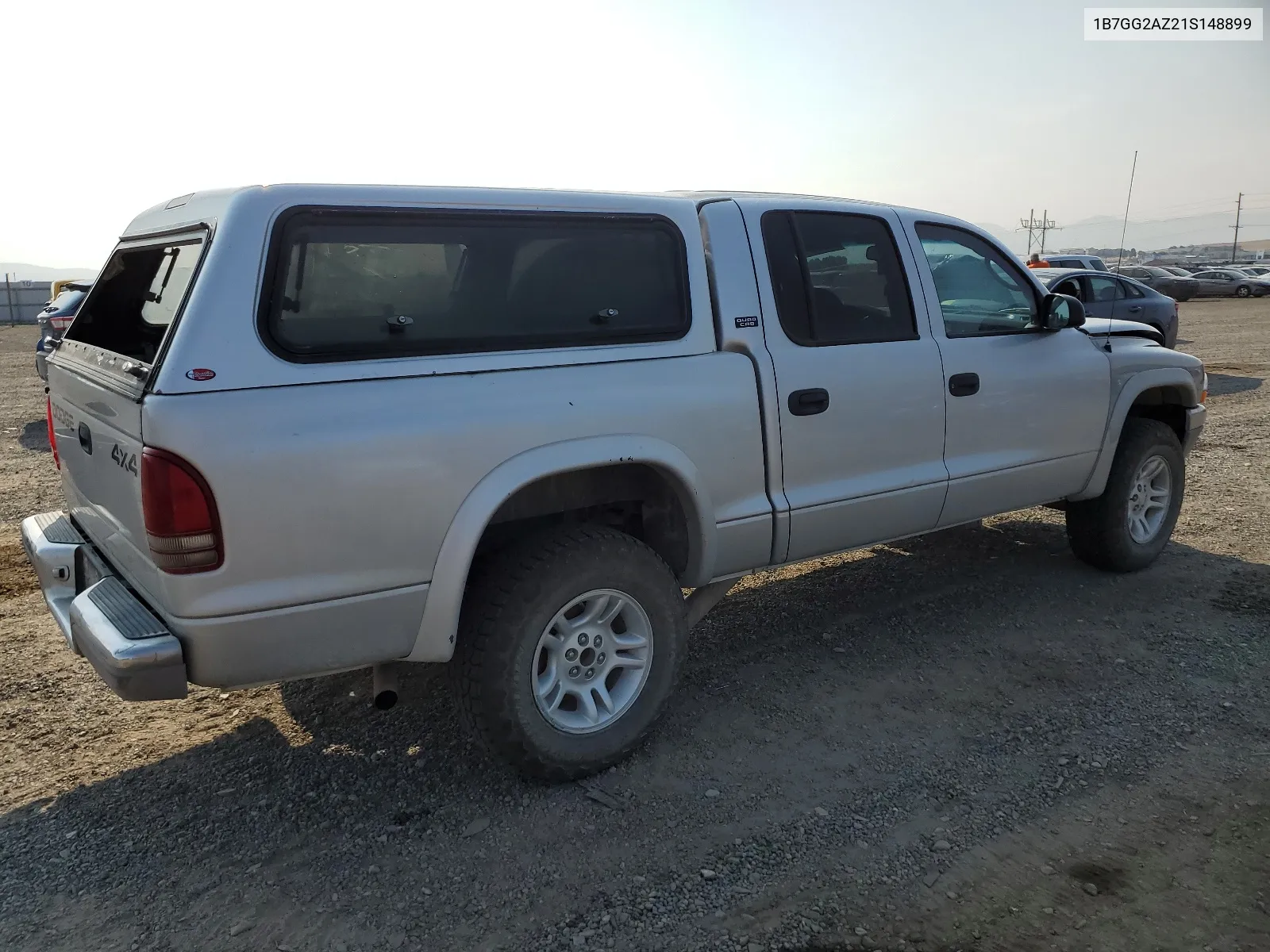 2001 Dodge Dakota Quad VIN: 1B7GG2AZ21S148899 Lot: 66564714