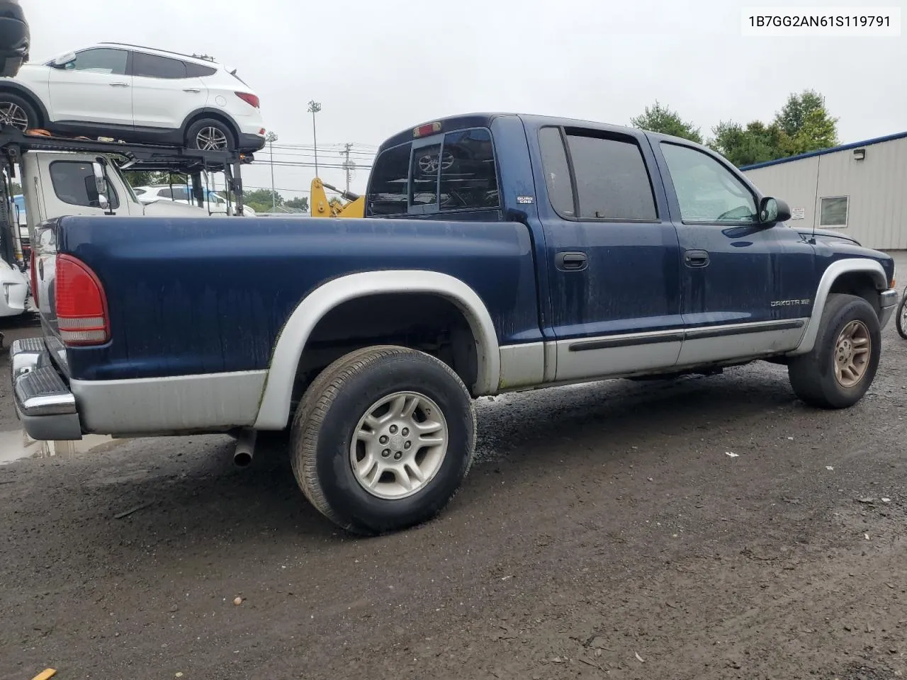 2001 Dodge Dakota Quad VIN: 1B7GG2AN61S119791 Lot: 71303404