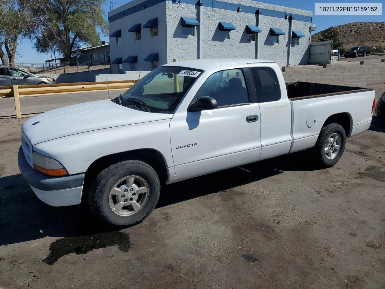 2001 Dodge Dakota VIN: 1B7FL22P81S159152 Lot: 73055354