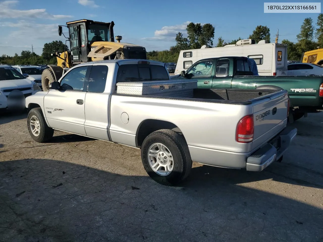 2001 Dodge Dakota VIN: 1B7GL22XX1S166561 Lot: 73294634