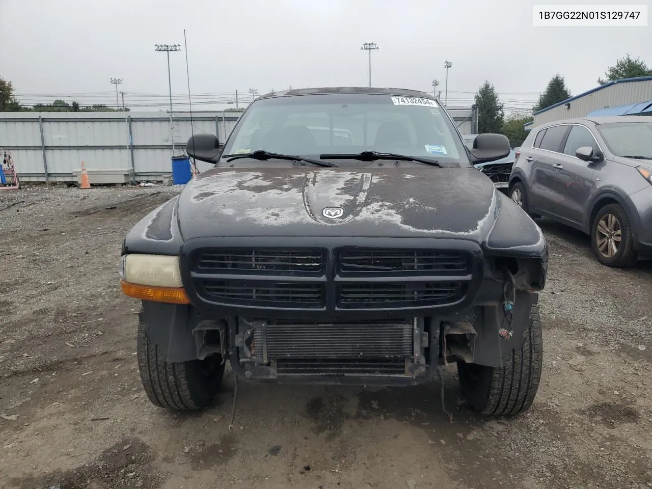 2001 Dodge Dakota VIN: 1B7GG22N01S129747 Lot: 74132454