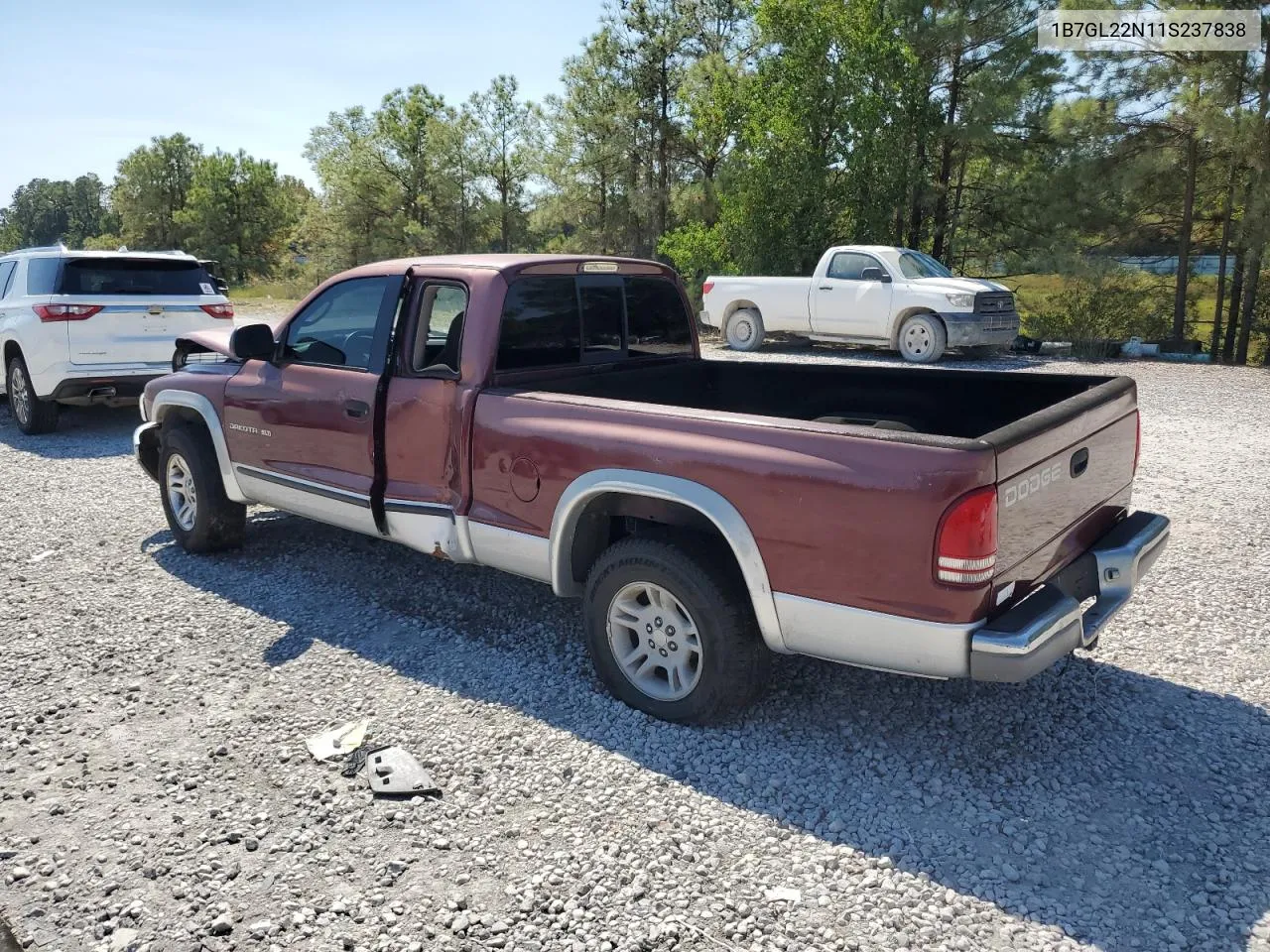 2001 Dodge Dakota VIN: 1B7GL22N11S237838 Lot: 75295524