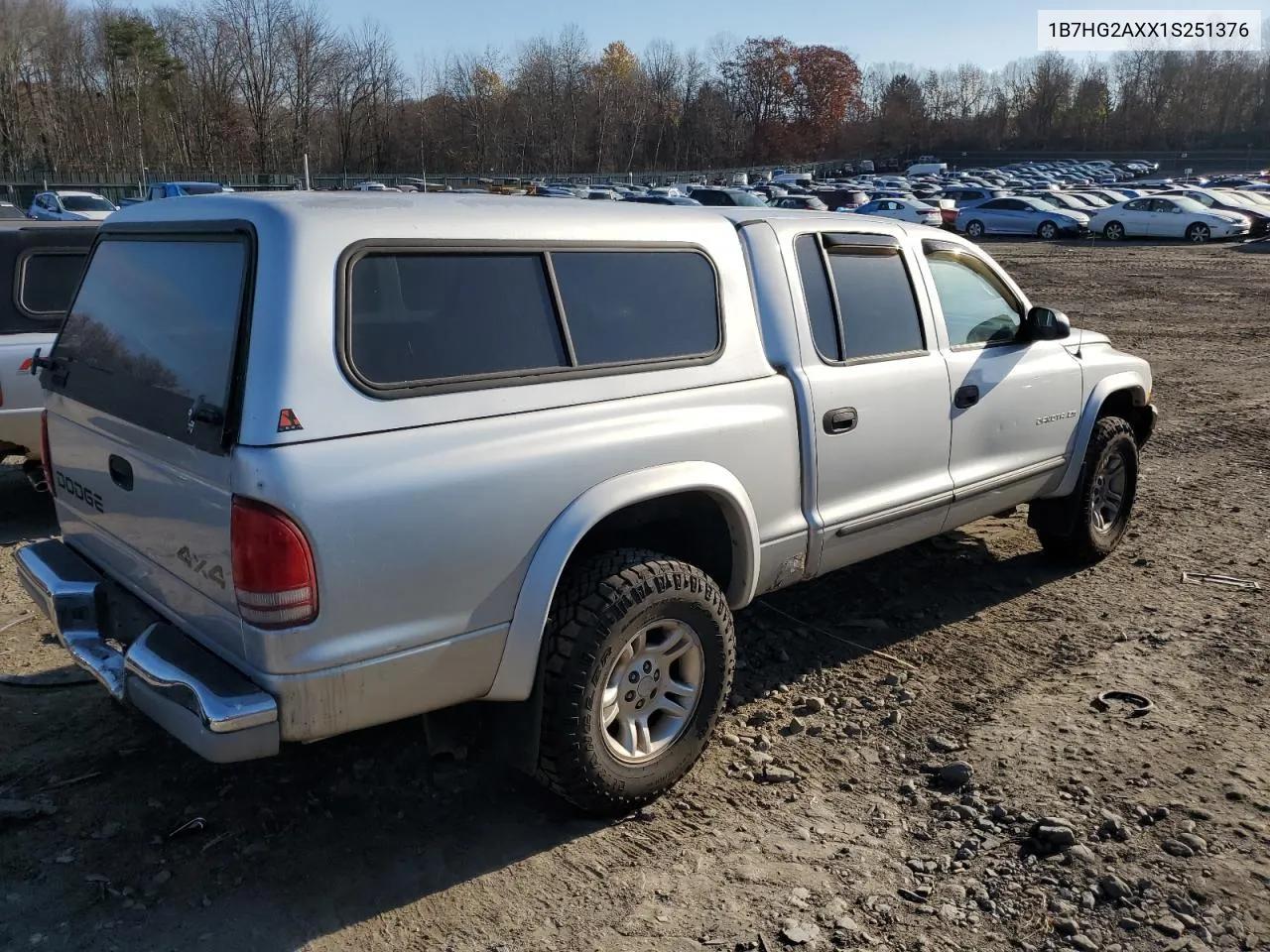 1B7HG2AXX1S251376 2001 Dodge Dakota Quad