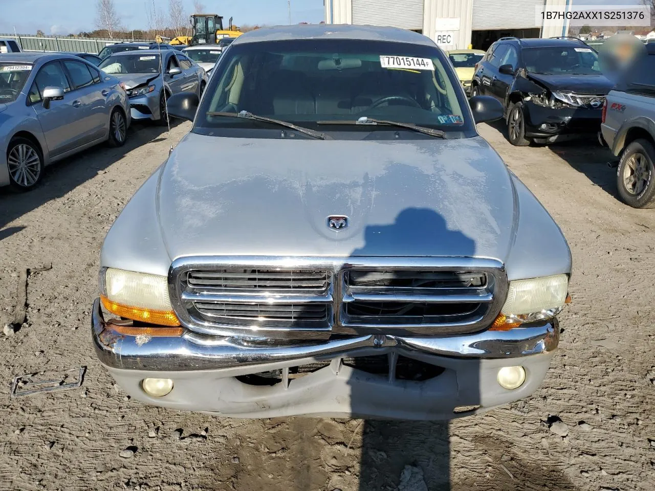 1B7HG2AXX1S251376 2001 Dodge Dakota Quad