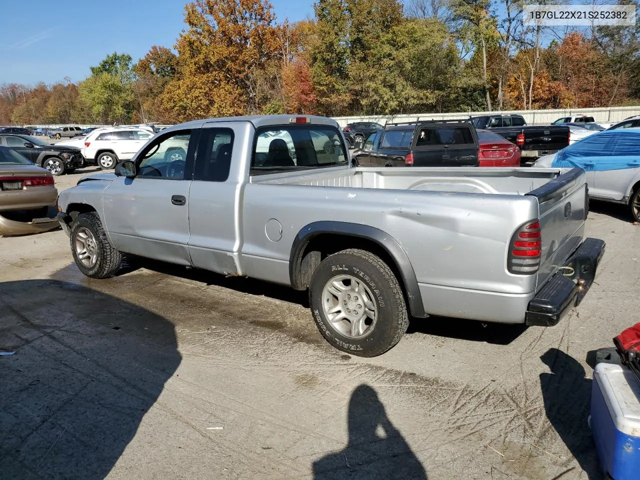 2001 Dodge Dakota VIN: 1B7GL22X21S252382 Lot: 77377744