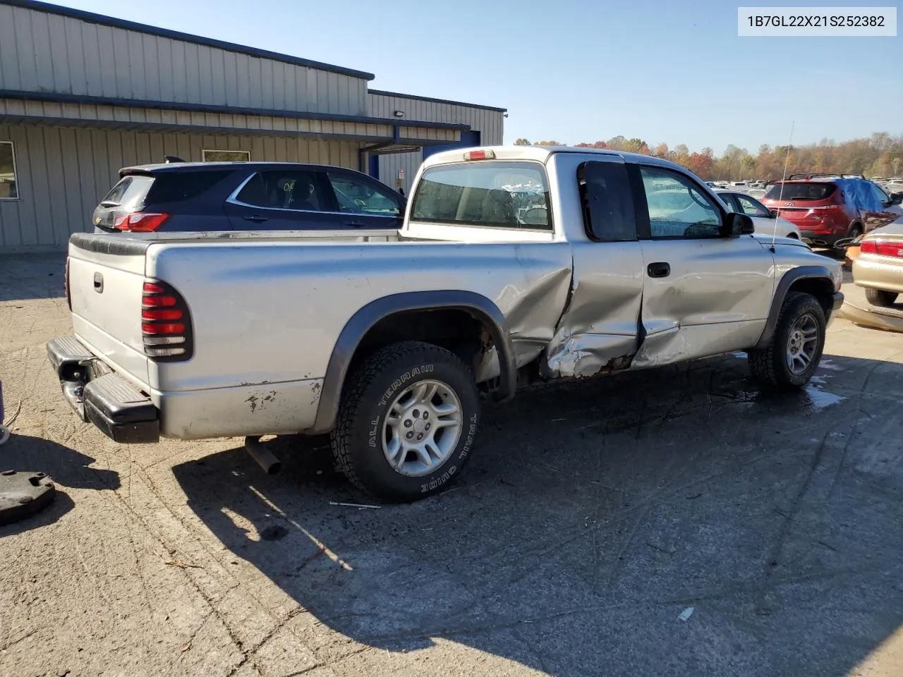 2001 Dodge Dakota VIN: 1B7GL22X21S252382 Lot: 77377744