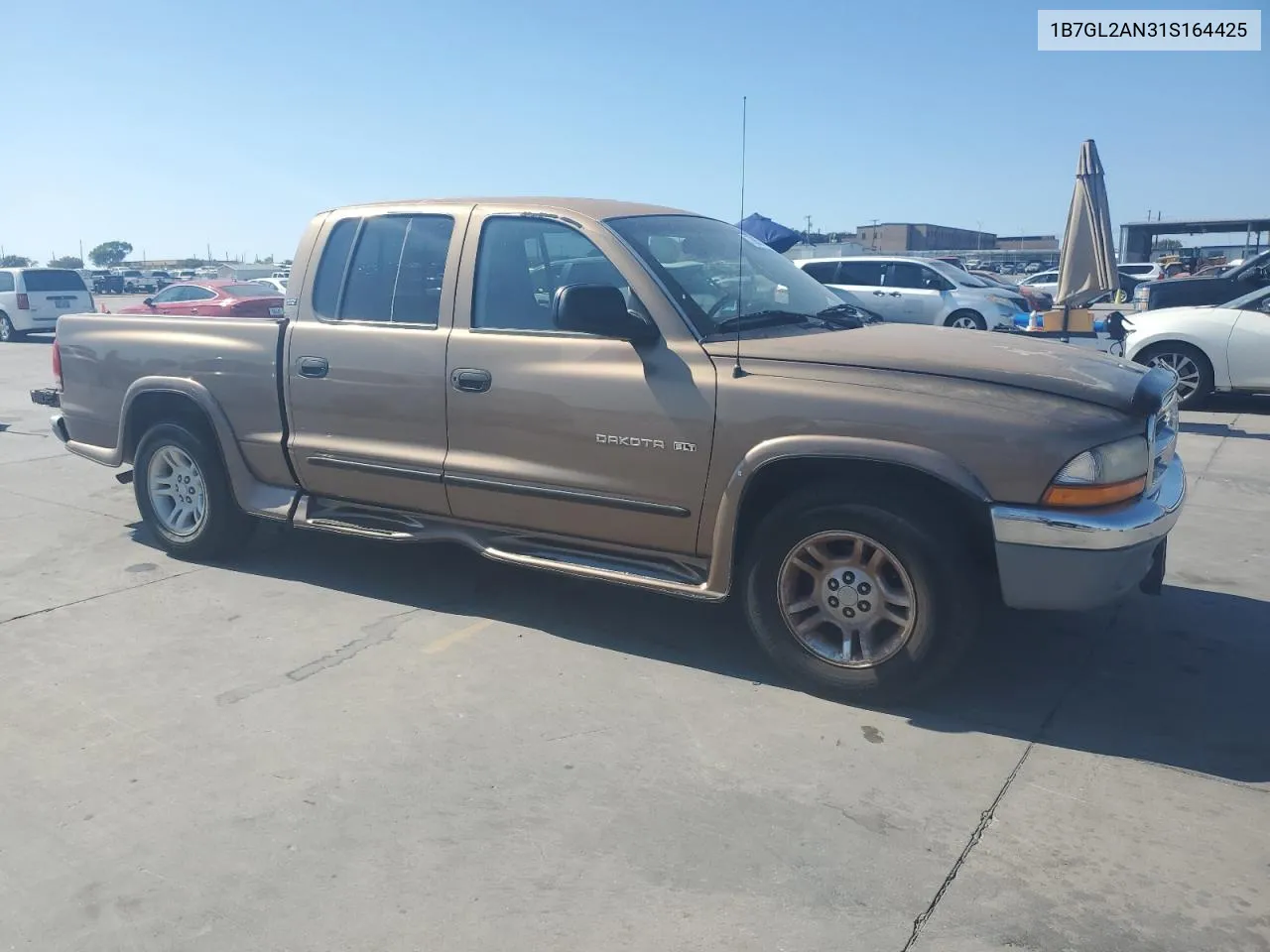 2001 Dodge Dakota Quad VIN: 1B7GL2AN31S164425 Lot: 77907144