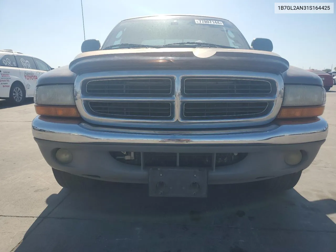 2001 Dodge Dakota Quad VIN: 1B7GL2AN31S164425 Lot: 77907144