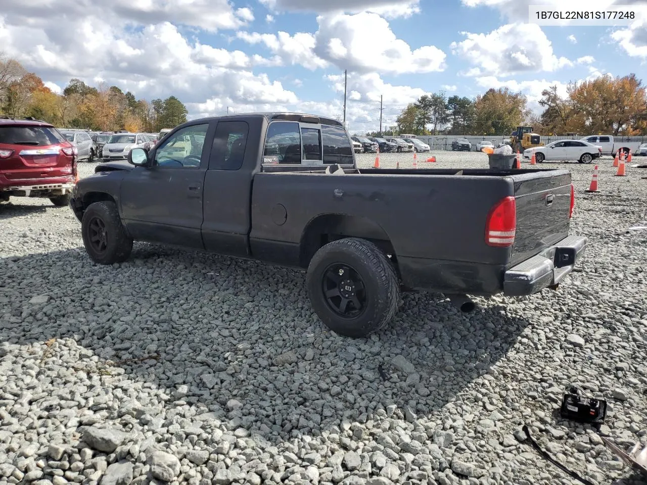 2001 Dodge Dakota VIN: 1B7GL22N81S177248 Lot: 78778424