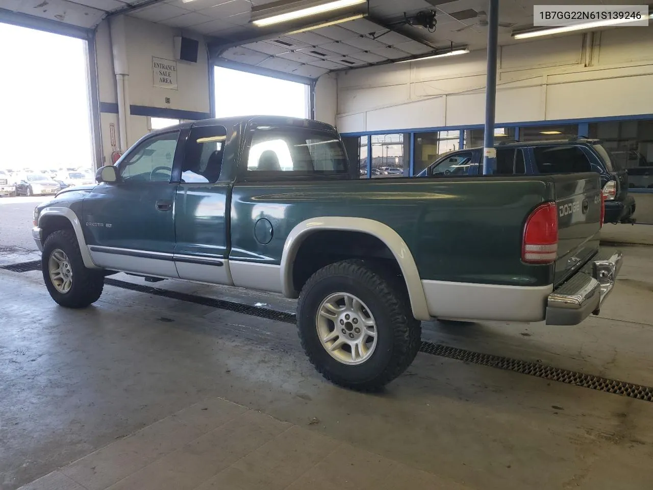 2001 Dodge Dakota VIN: 1B7GG22N61S139246 Lot: 79387594