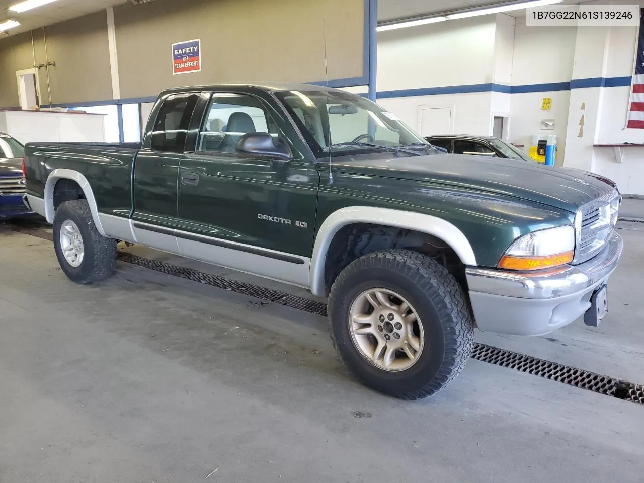 2001 Dodge Dakota VIN: 1B7GG22N61S139246 Lot: 79387594