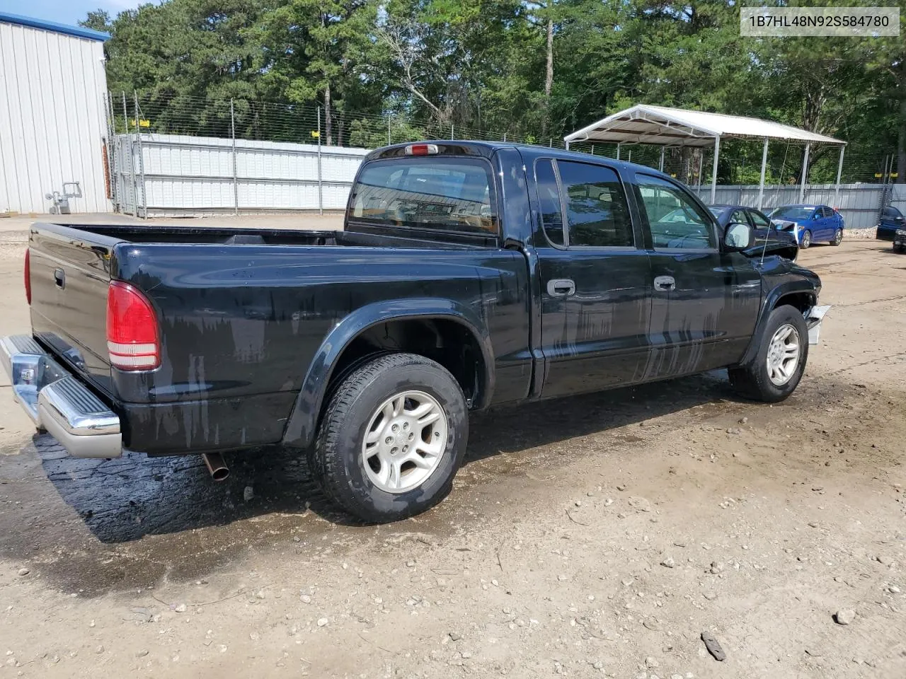 2002 Dodge Dakota Quad Slt VIN: 1B7HL48N92S584780 Lot: 57255164