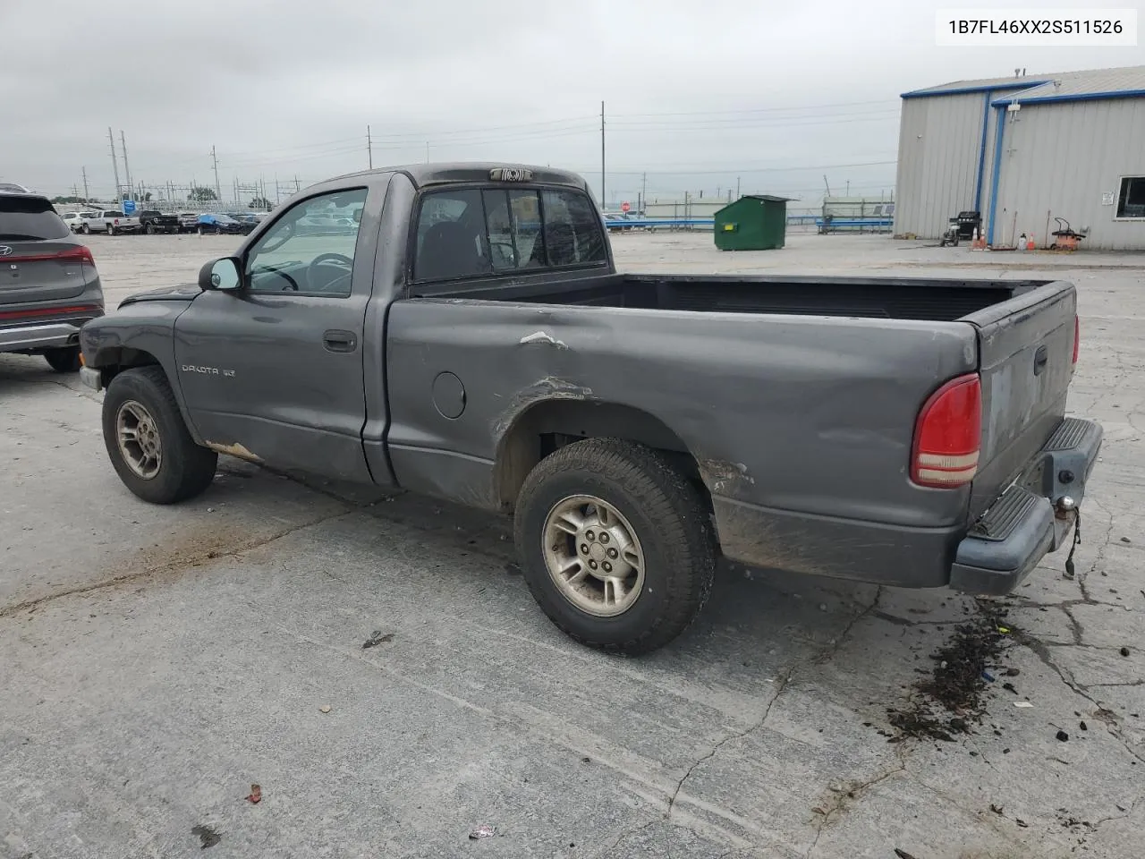 2002 Dodge Dakota Slt VIN: 1B7FL46XX2S511526 Lot: 57955594