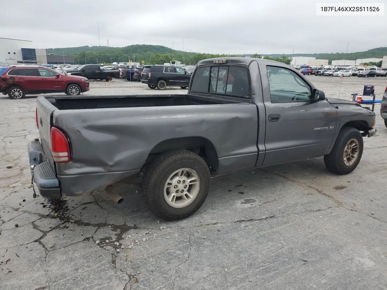 2002 Dodge Dakota Slt VIN: 1B7FL46XX2S511526 Lot: 57955594