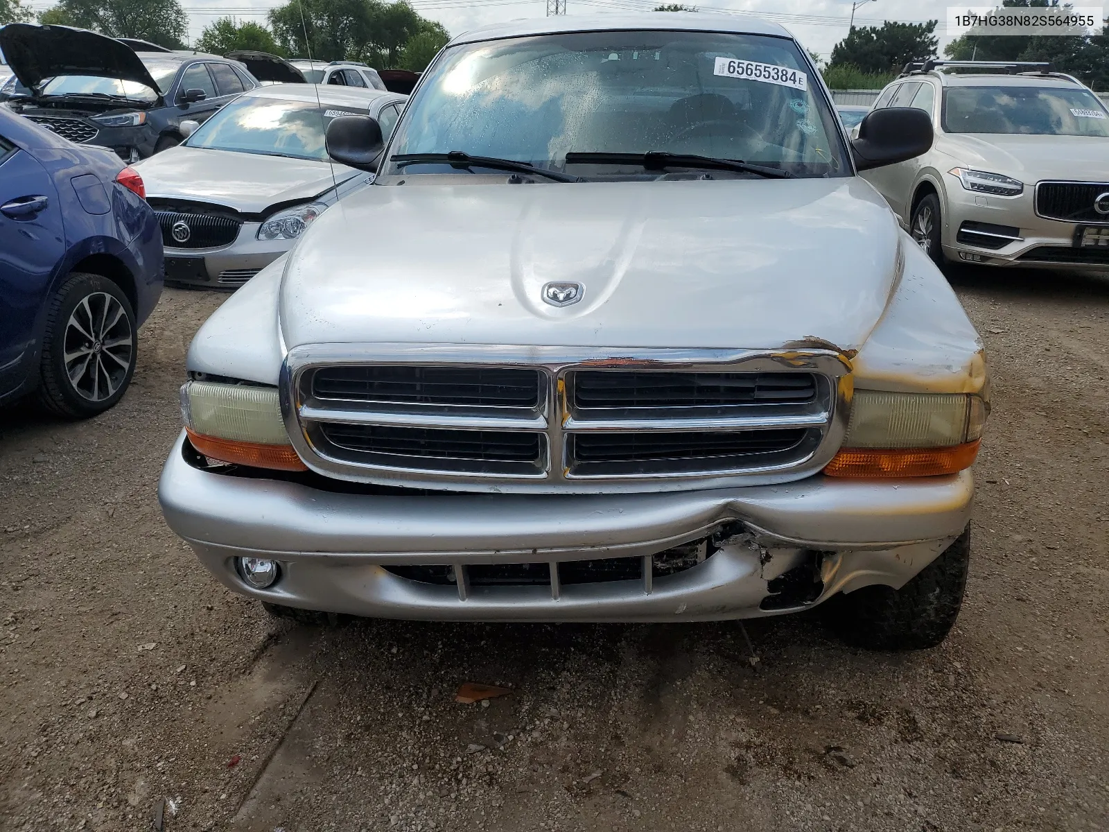 1B7HG38N82S564955 2002 Dodge Dakota Quad Sport