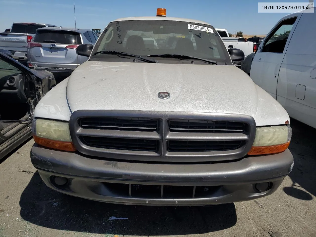 2002 Dodge Dakota Base VIN: 1B7GL12X92S701455 Lot: 66929624