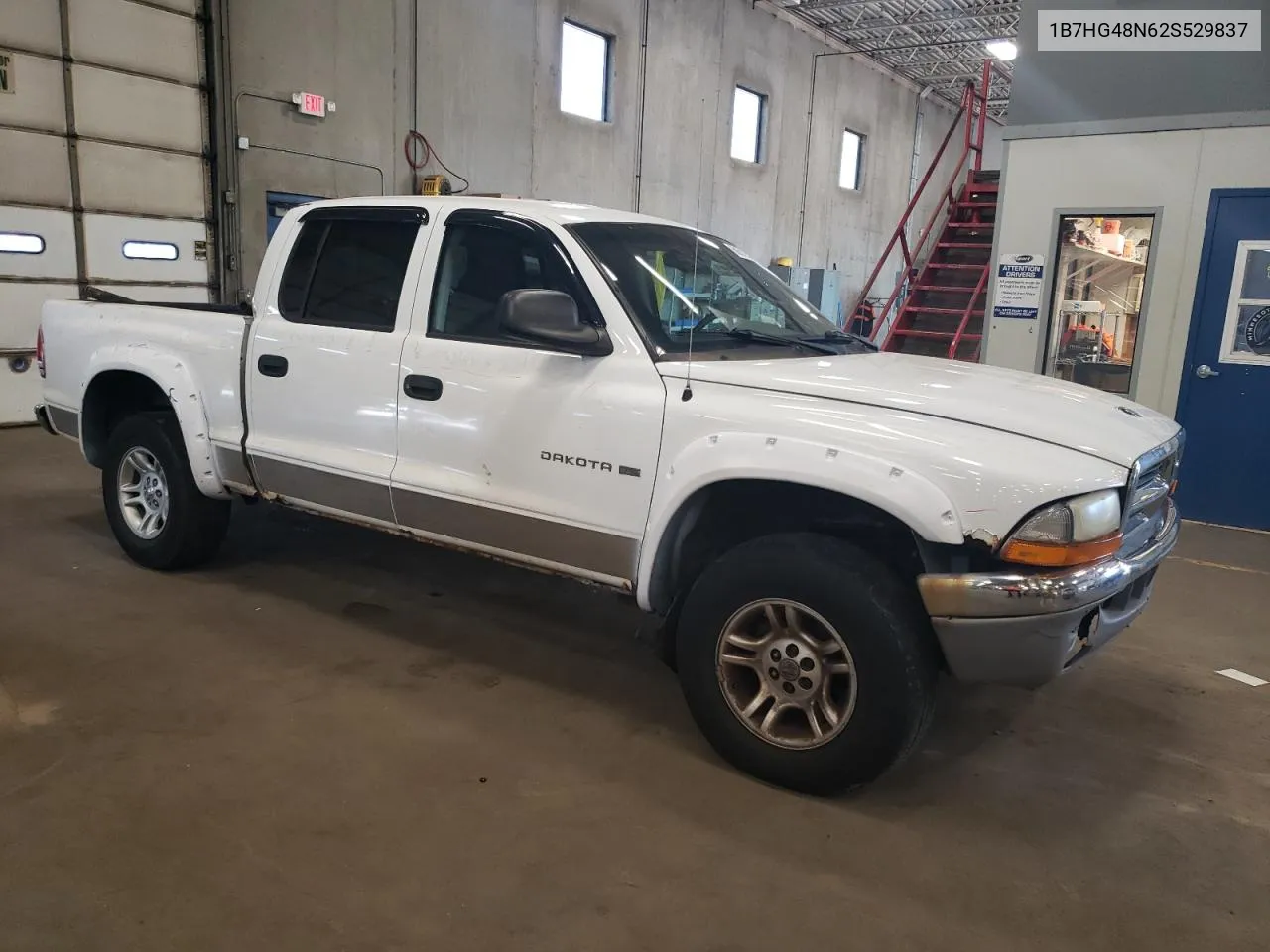 1B7HG48N62S529837 2002 Dodge Dakota Quad Slt