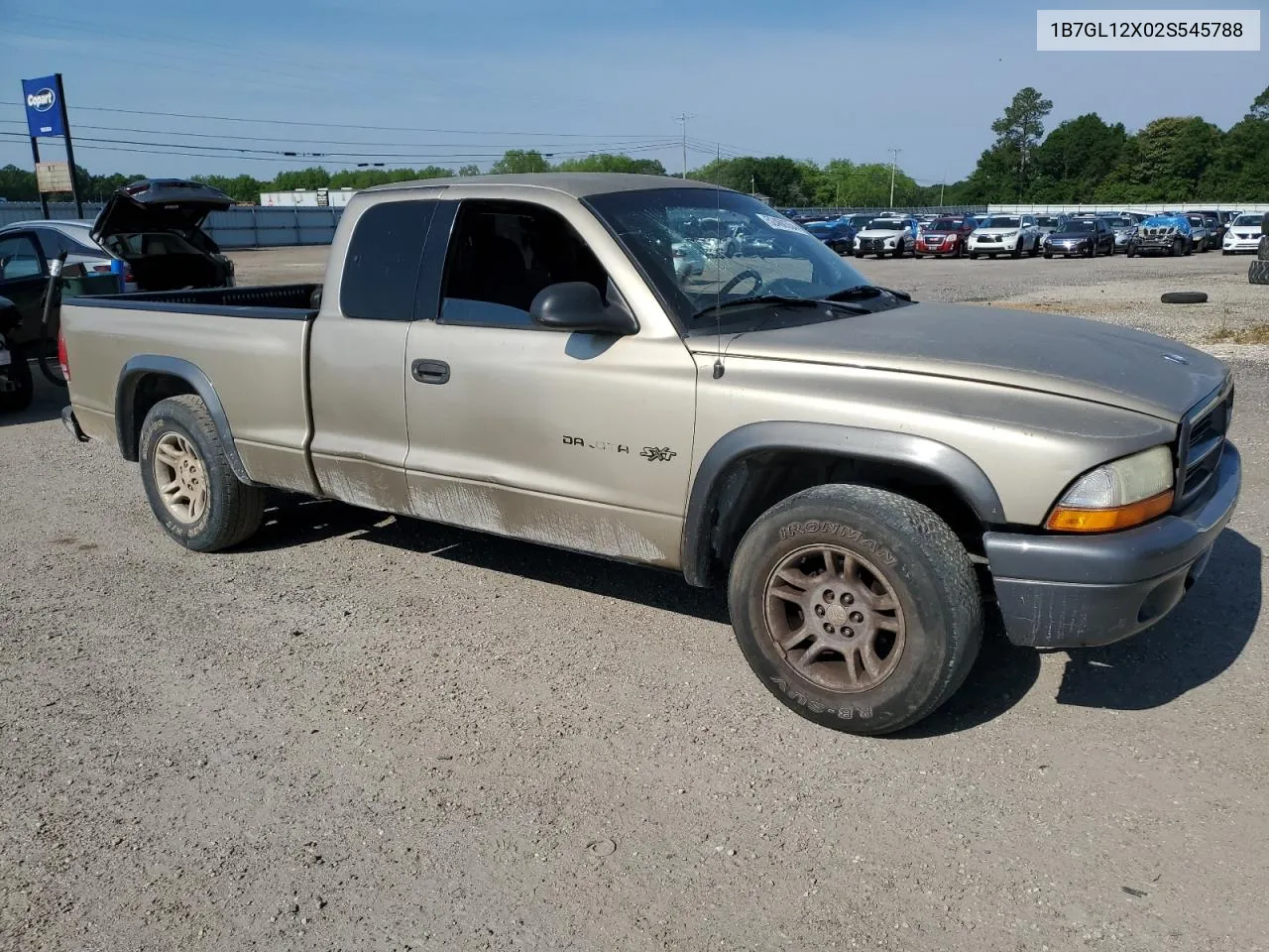 2002 Dodge Dakota Base VIN: 1B7GL12X02S545788 Lot: 69987164