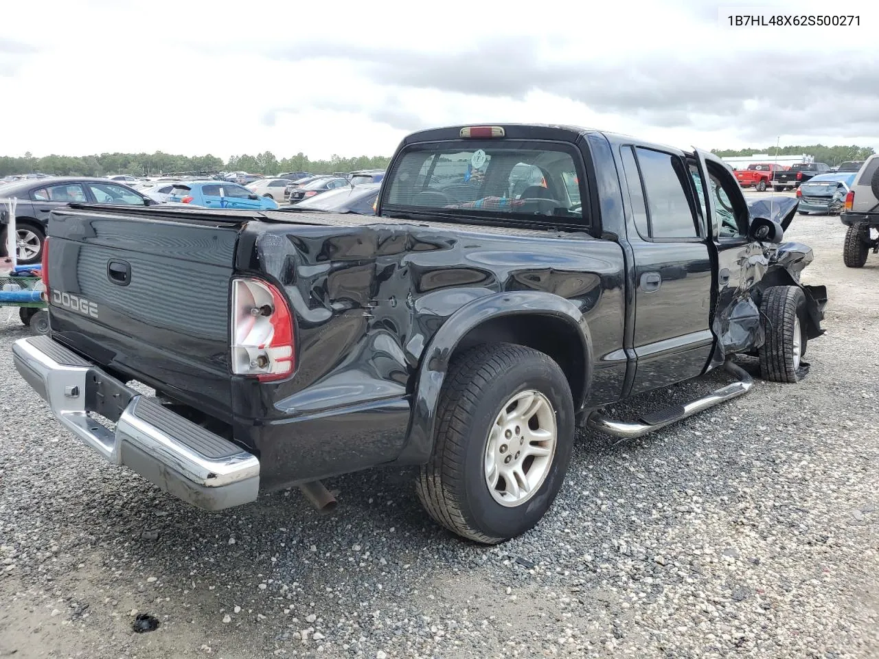 2002 Dodge Dakota Quad Slt VIN: 1B7HL48X62S500271 Lot: 70881984