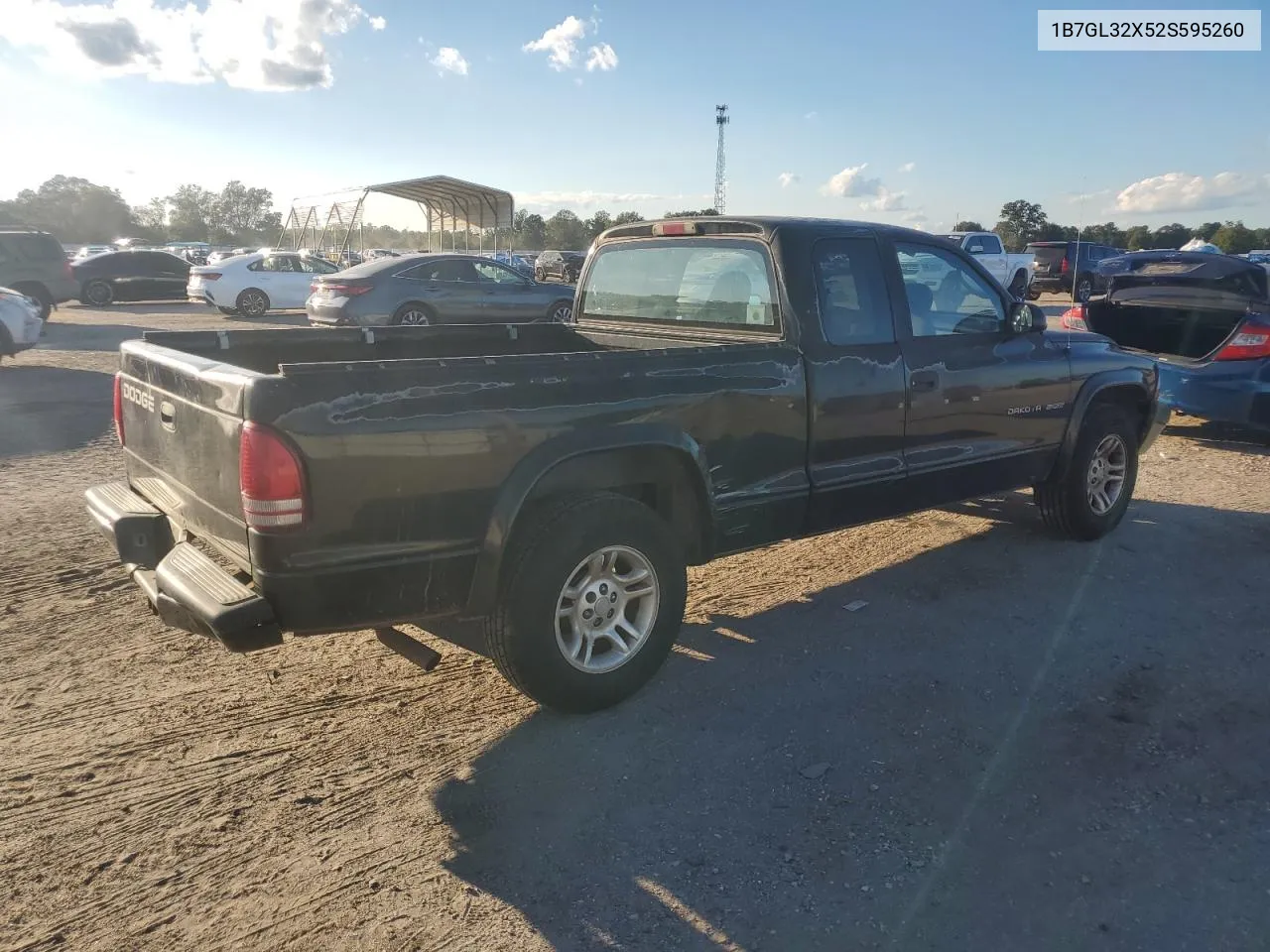 2002 Dodge Dakota Sport VIN: 1B7GL32X52S595260 Lot: 73925954