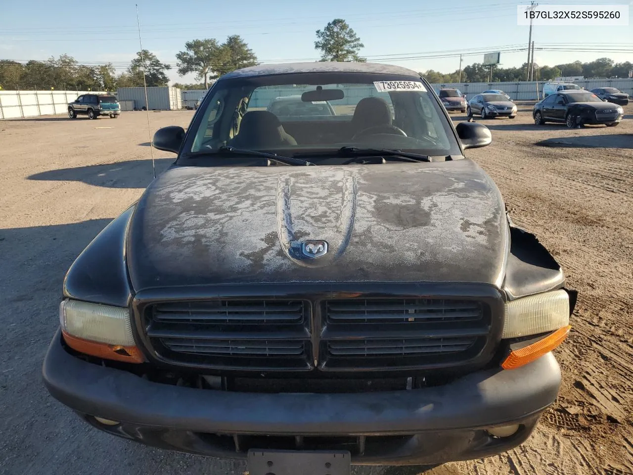 2002 Dodge Dakota Sport VIN: 1B7GL32X52S595260 Lot: 73925954