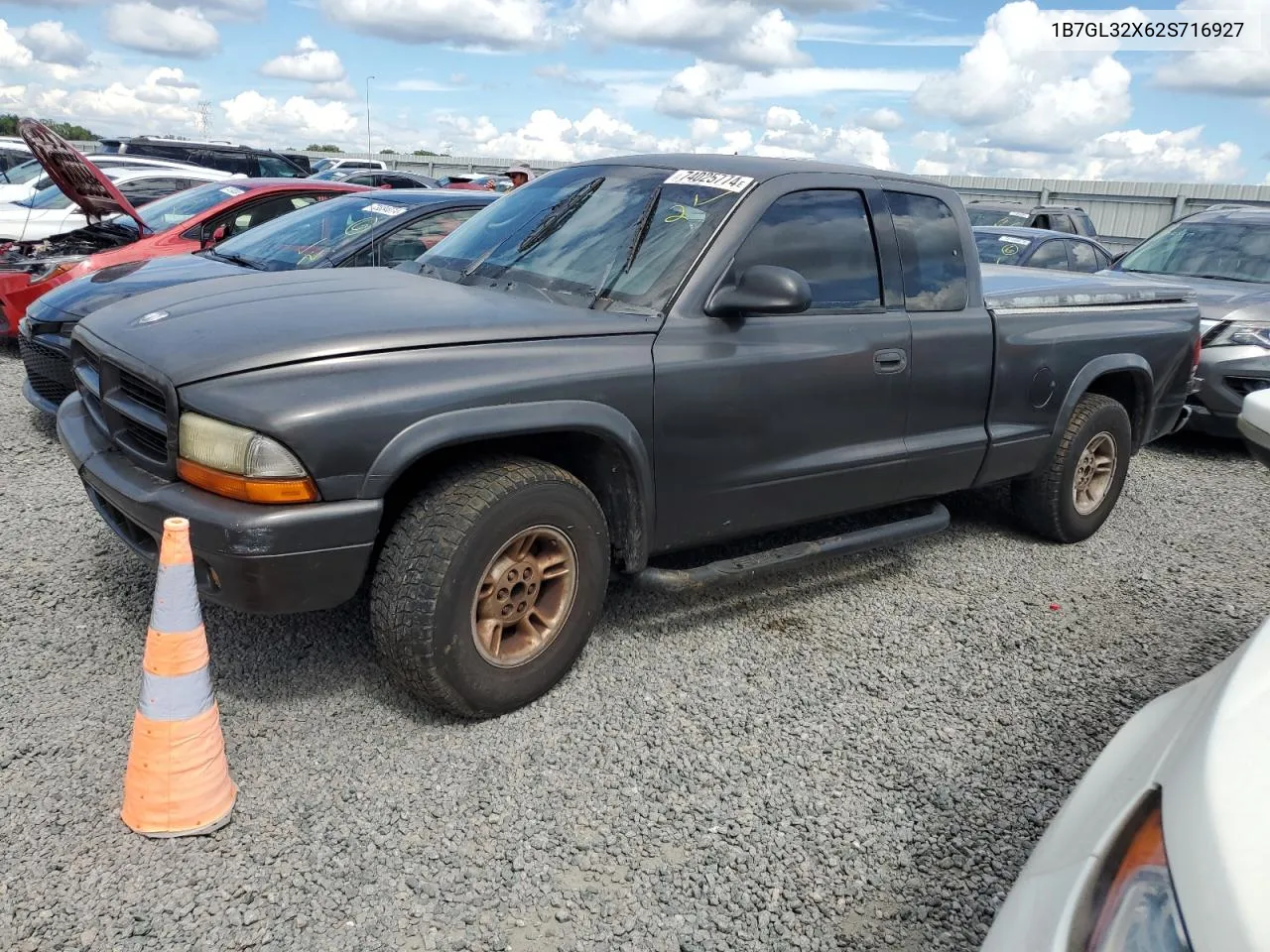 2002 Dodge Dakota Sport VIN: 1B7GL32X62S716927 Lot: 74025774