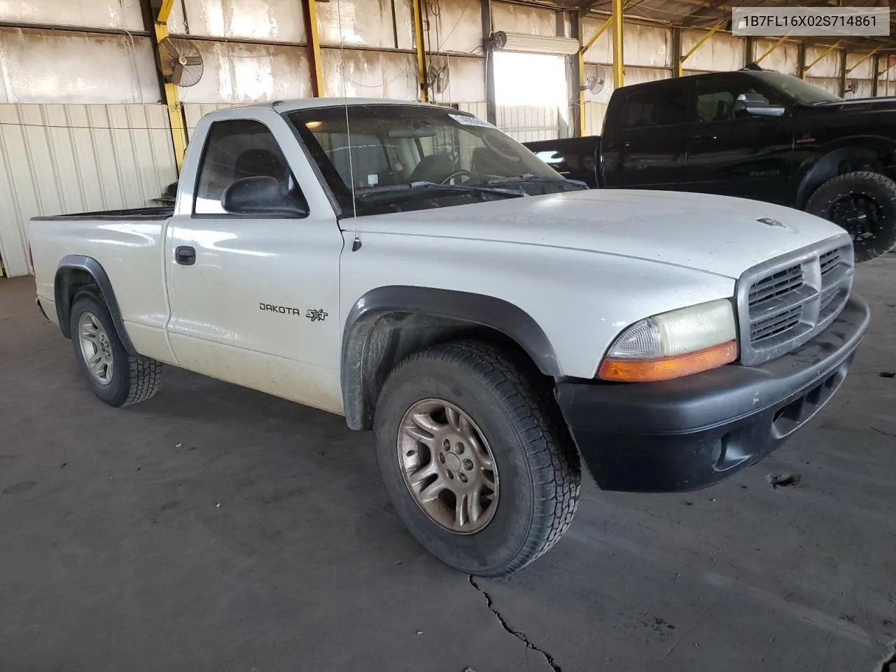 2002 Dodge Dakota Base VIN: 1B7FL16X02S714861 Lot: 74093644