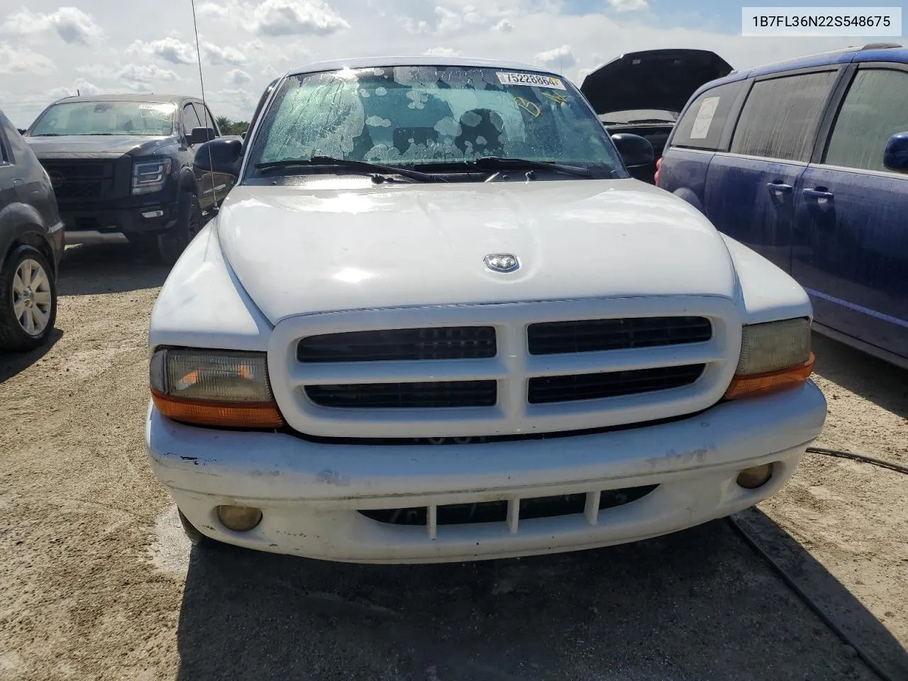 2002 Dodge Dakota Sport VIN: 1B7FL36N22S548675 Lot: 75228864