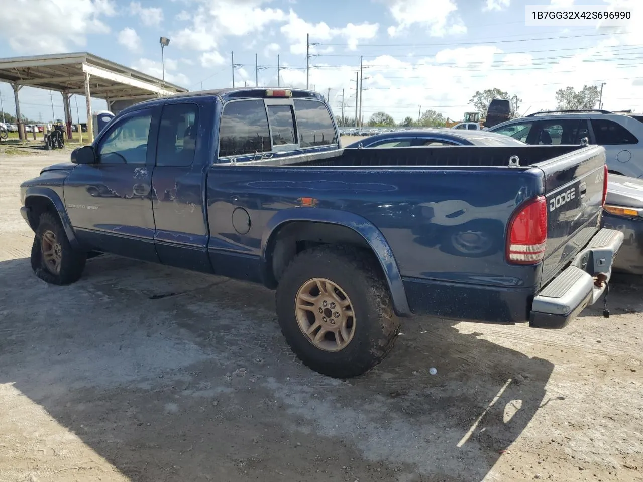 1B7GG32X42S696990 2002 Dodge Dakota Sport