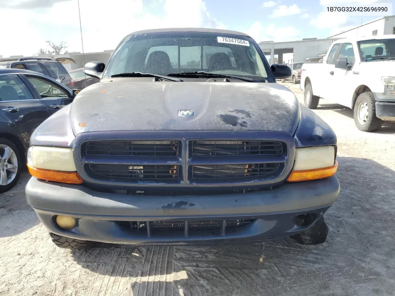 2002 Dodge Dakota Sport VIN: 1B7GG32X42S696990 Lot: 76347504