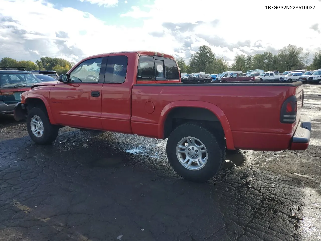 2002 Dodge Dakota Sport VIN: 1B7GG32N22S510037 Lot: 77149424