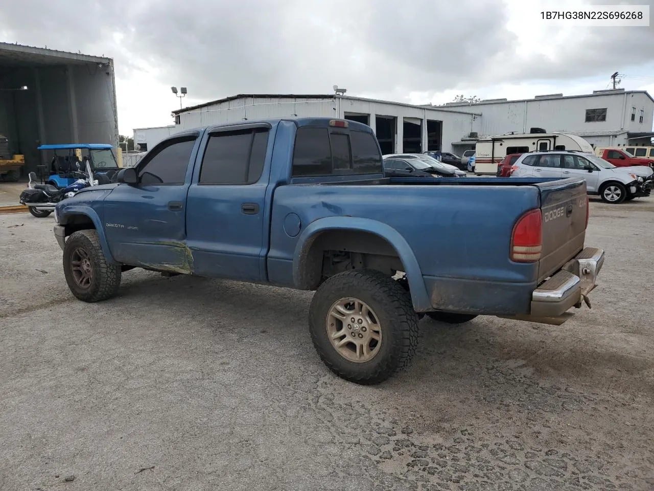 1B7HG38N22S696268 2002 Dodge Dakota Quad Sport