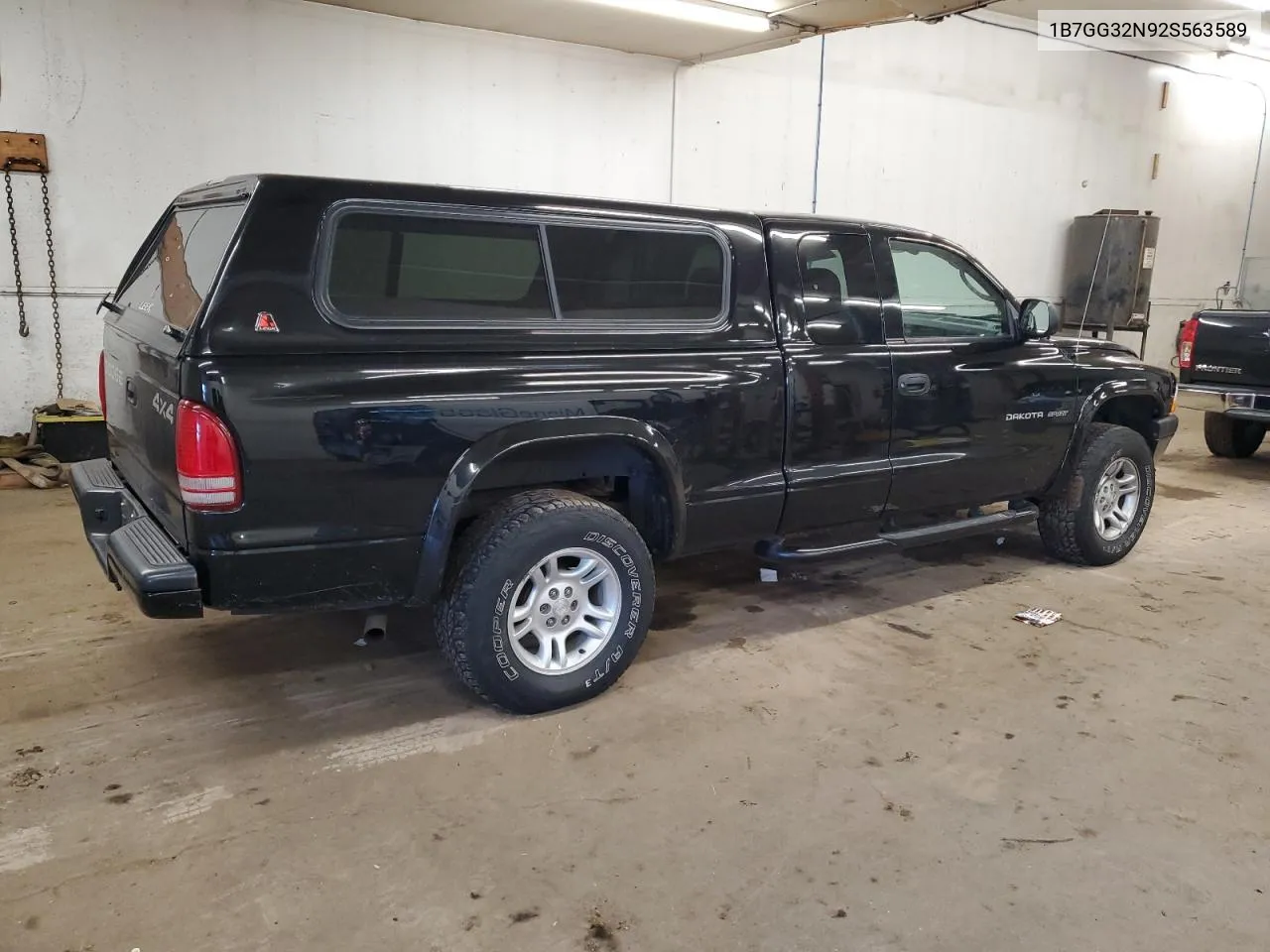 2002 Dodge Dakota Sport VIN: 1B7GG32N92S563589 Lot: 79580194