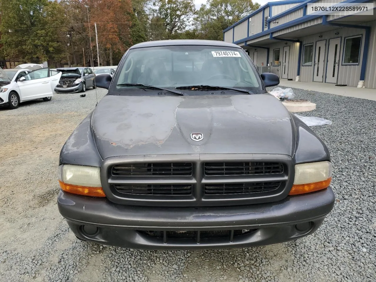 2002 Dodge Dakota Base VIN: 1B7GL12X22S589971 Lot: 79740174