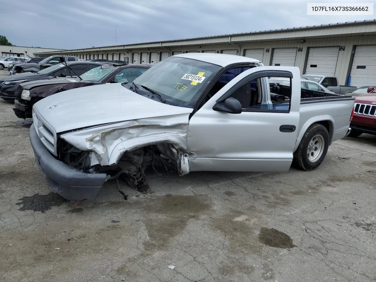 2003 Dodge Dakota Sxt VIN: 1D7FL16X73S366662 Lot: 58215124