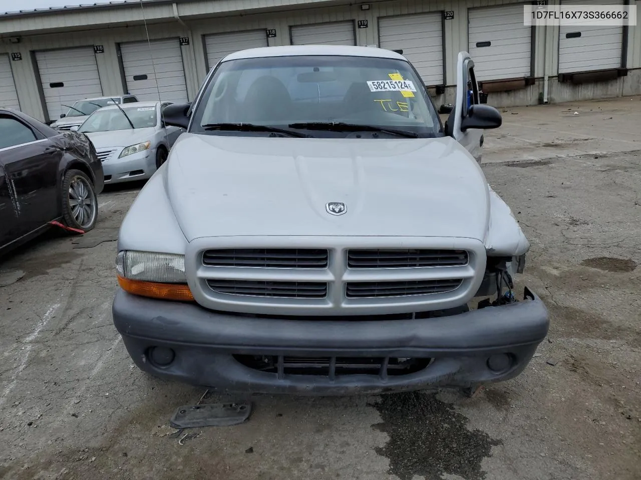 2003 Dodge Dakota Sxt VIN: 1D7FL16X73S366662 Lot: 58215124