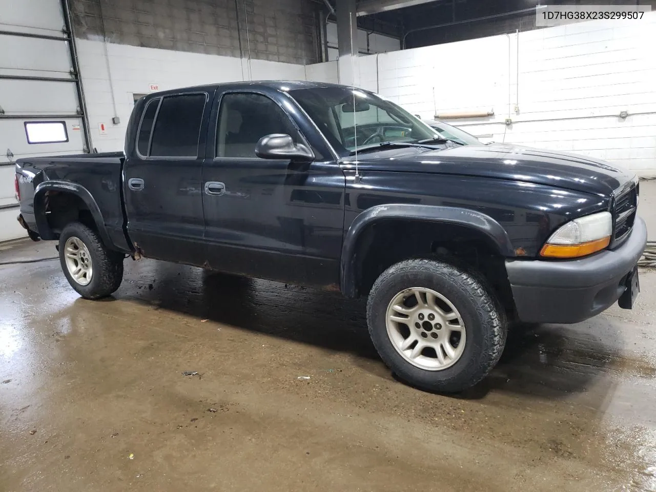 2003 Dodge Dakota Quad Sport VIN: 1D7HG38X23S299507 Lot: 67698734