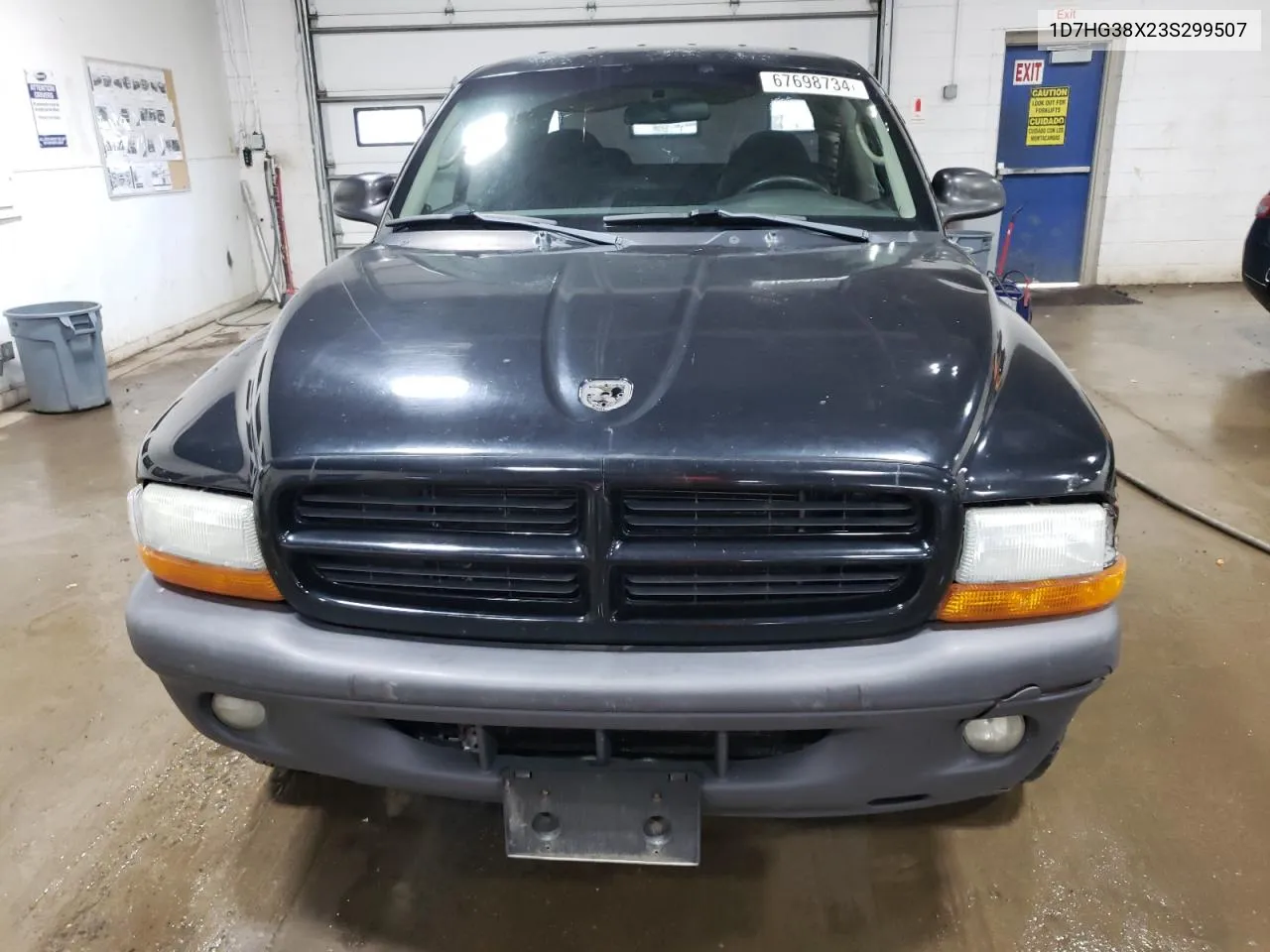 2003 Dodge Dakota Quad Sport VIN: 1D7HG38X23S299507 Lot: 67698734