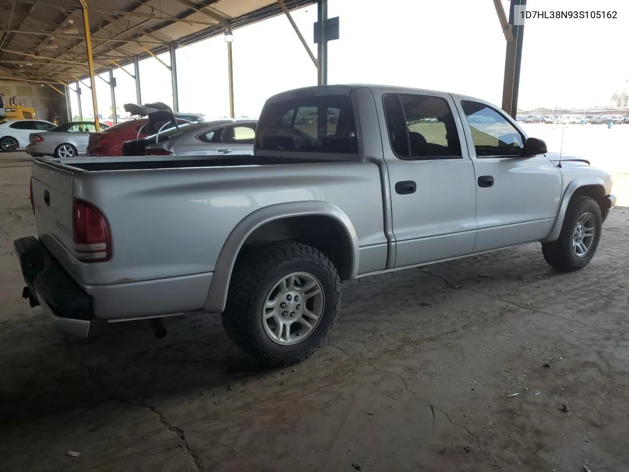 2003 Dodge Dakota Quad Sport VIN: 1D7HL38N93S105162 Lot: 68307324