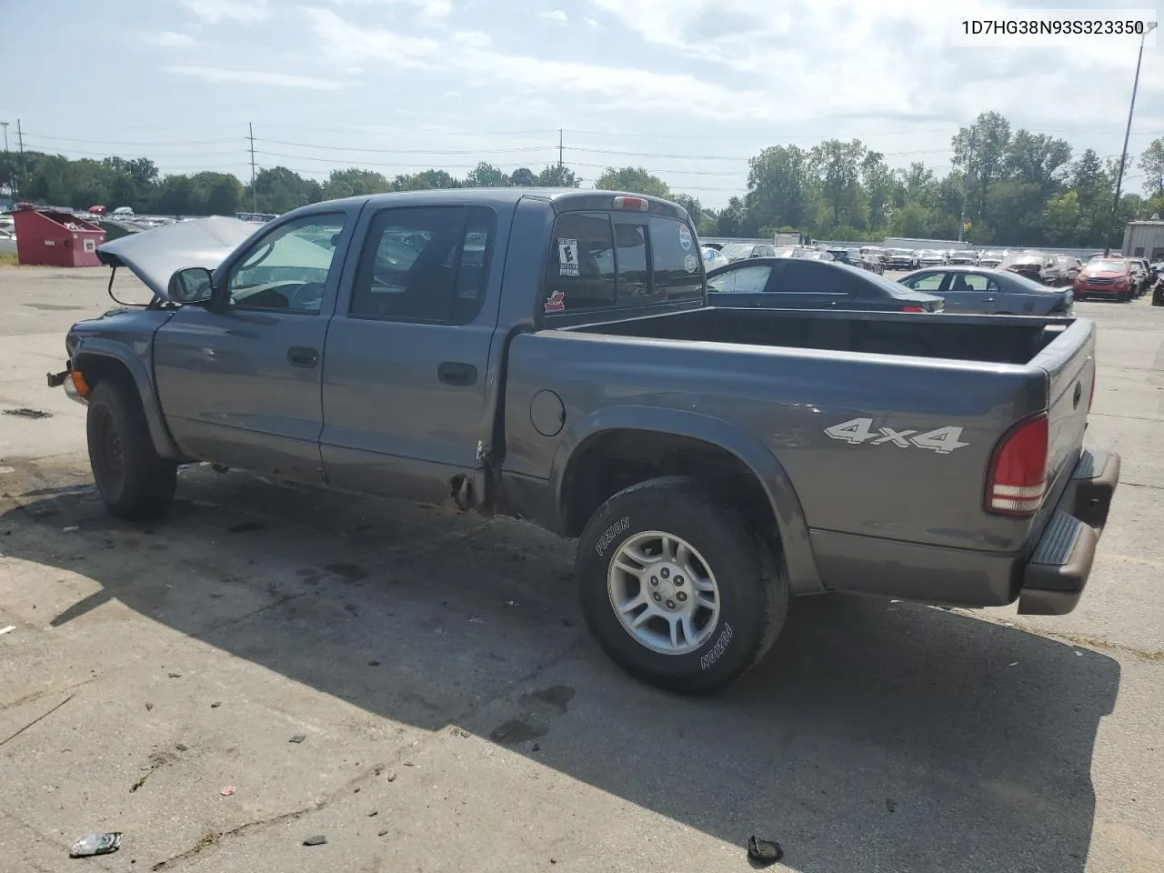 2003 Dodge Dakota Quad Sport VIN: 1D7HG38N93S323350 Lot: 68911784